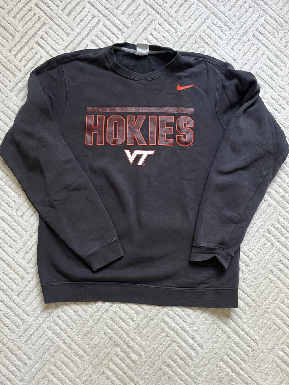 Nike Virginia Tech Hokies Crewneck Sweatshirt VT Men’s M